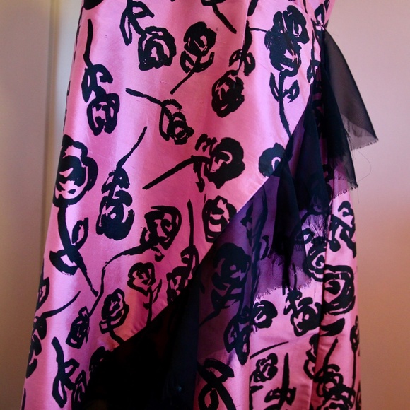 One of a Kind Peach Berserk party dress - Picture 6 of 9